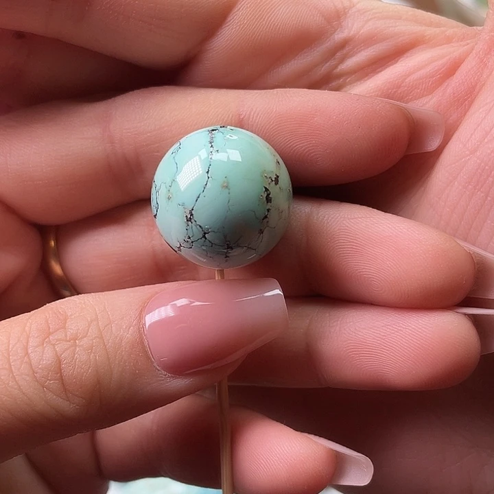 绿松石未镶嵌挂件