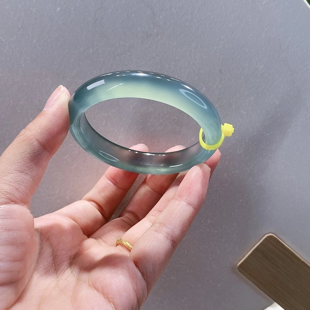 玛瑙/玉髓手镯未镶嵌嘬***～52.5