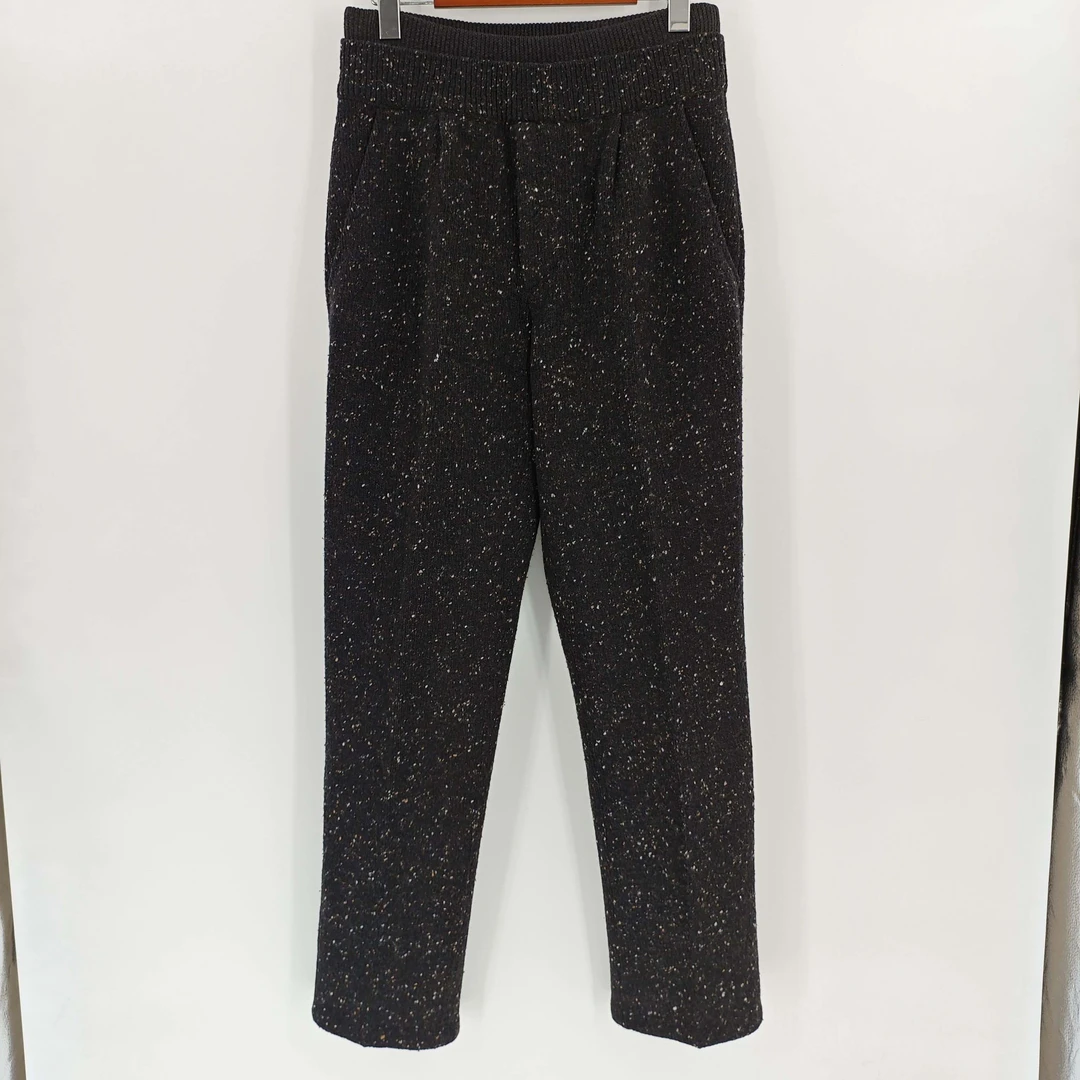 99新 Valentino/华伦天奴 黑色星空点缀休闲运动卫裤/S码/Sw24649