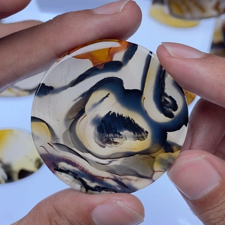 未镶嵌玛瑙/玉髓珠宝半成品
