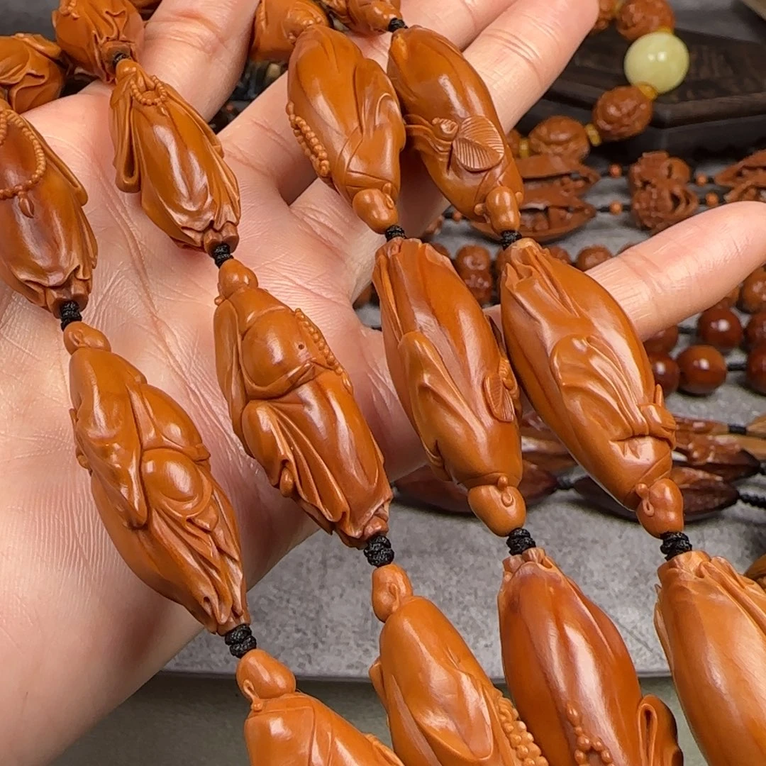 手串/手链橄榄核十八无相弥勒长串