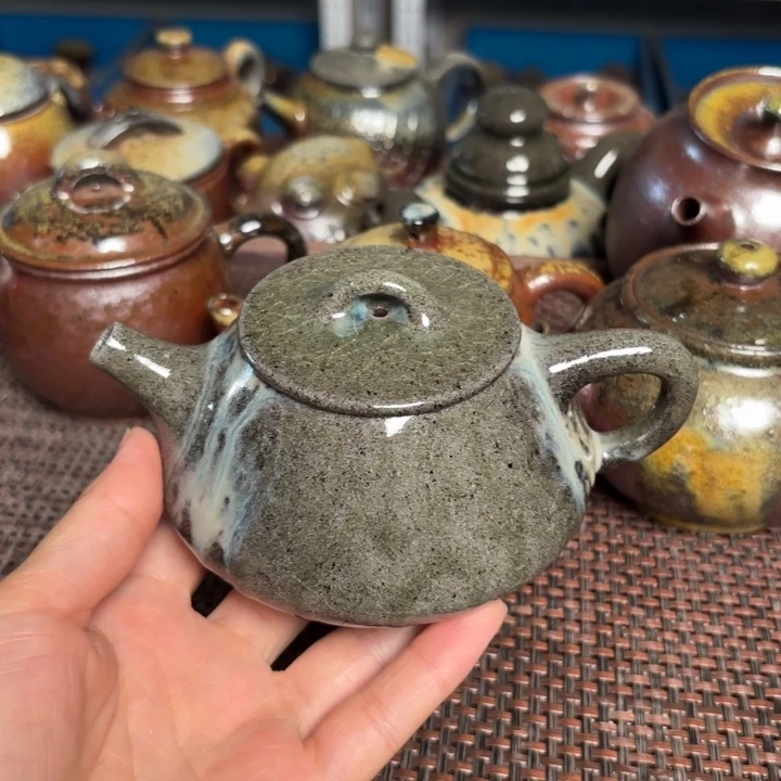 茶杯紫砂玉化石瓢210