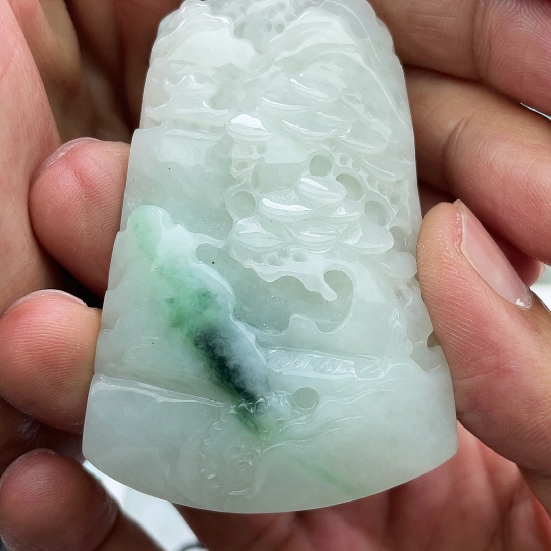 颈饰未镶嵌翡翠翡翠