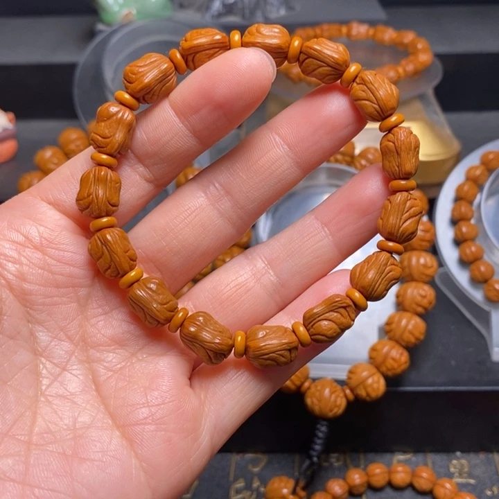 桃核手串迷你小花生手串9