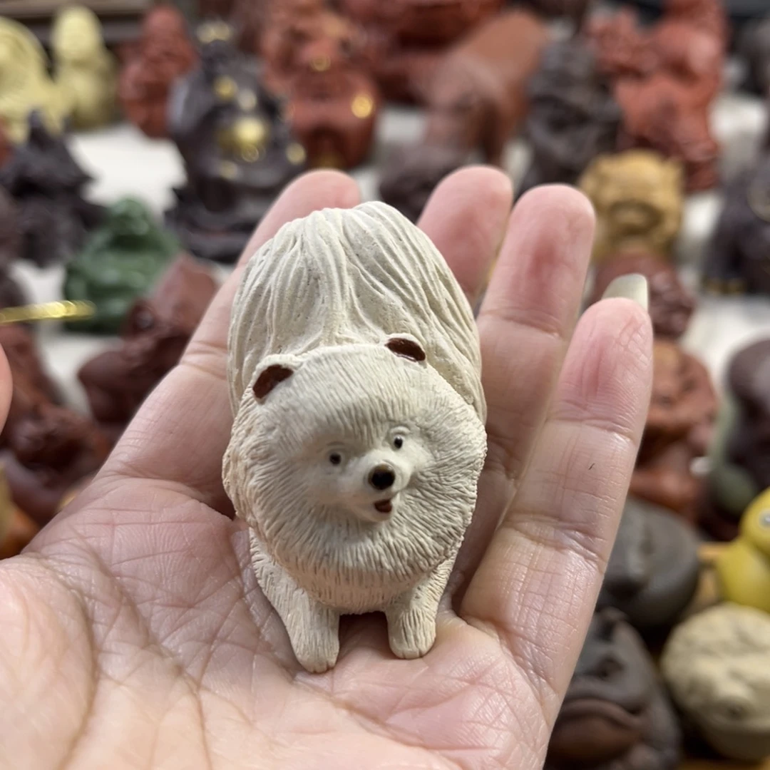 紫砂茶宠紫砂博美