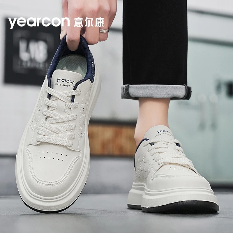 YEARCON/意尔康男鞋2025夏季新款软底透气运动休闲潮鞋男士通勤鞋