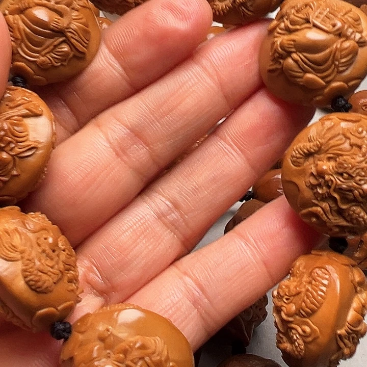 年***六橄榄核手串/手链龙财