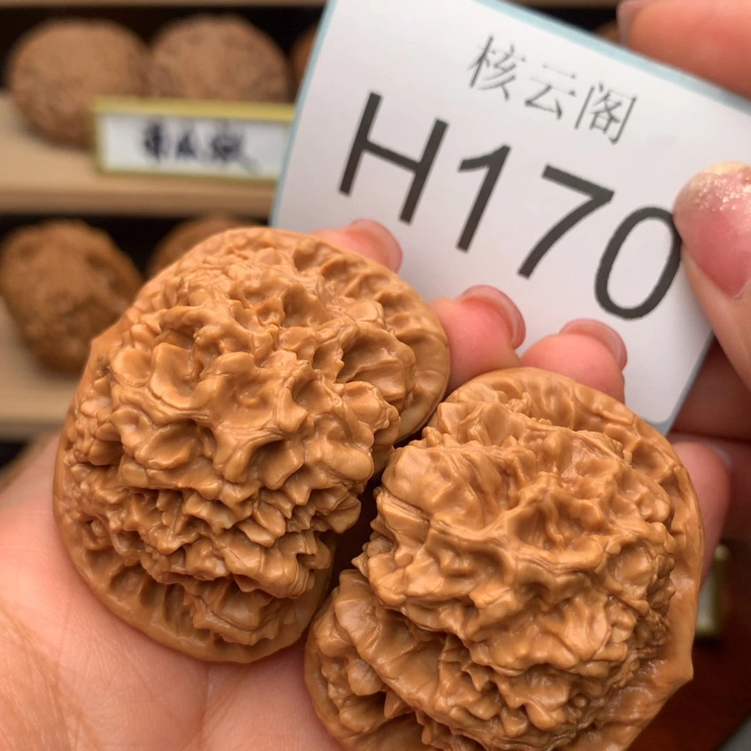 把件文玩核桃48.5矮桩官帽
