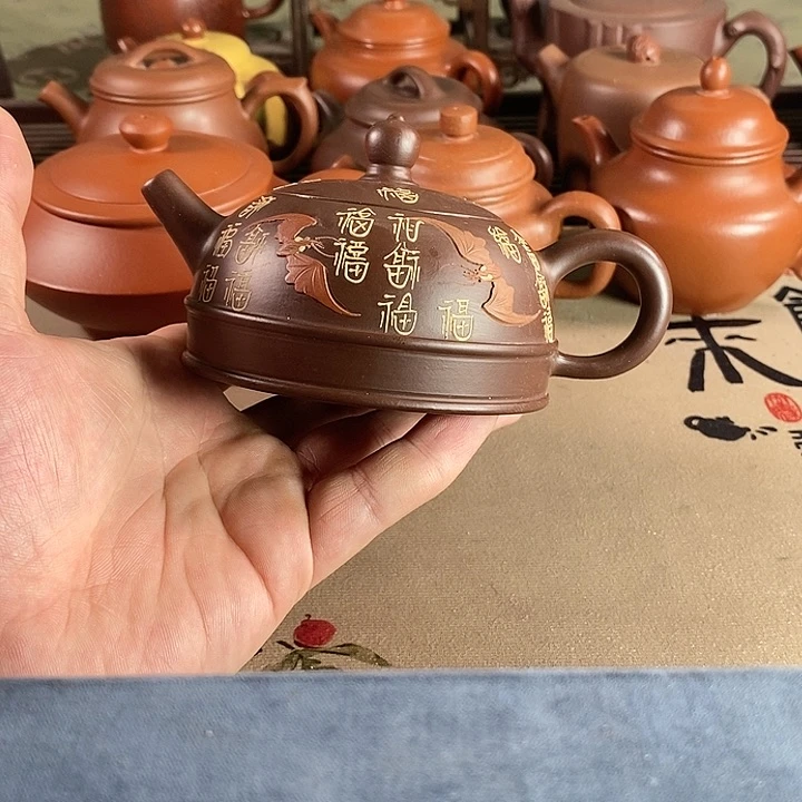 茶壶段泥逍*峰紫砂的微瑕