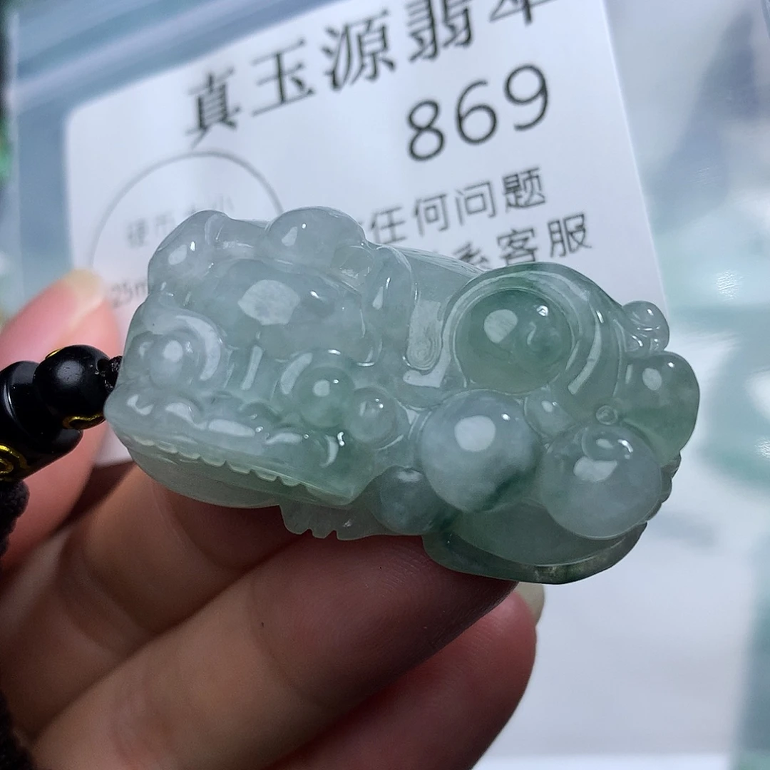 翡翠未镶嵌颈饰869