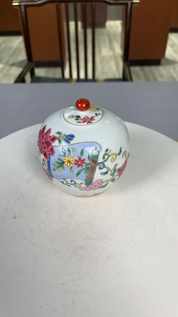景德镇陶瓷粉彩壶R6