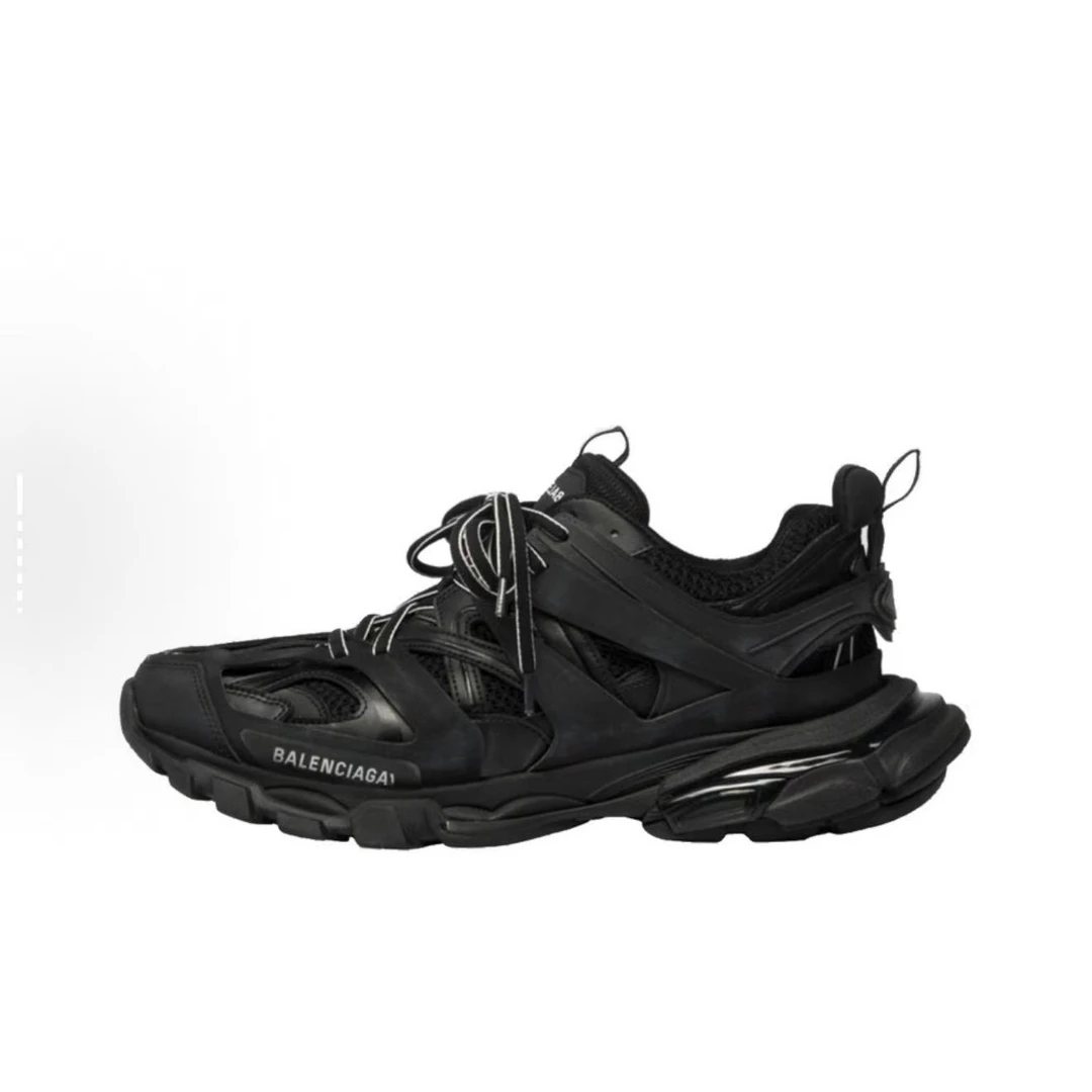 Balenciaga 巴黎世家 Track1.0做旧黑武士低帮老爹鞋