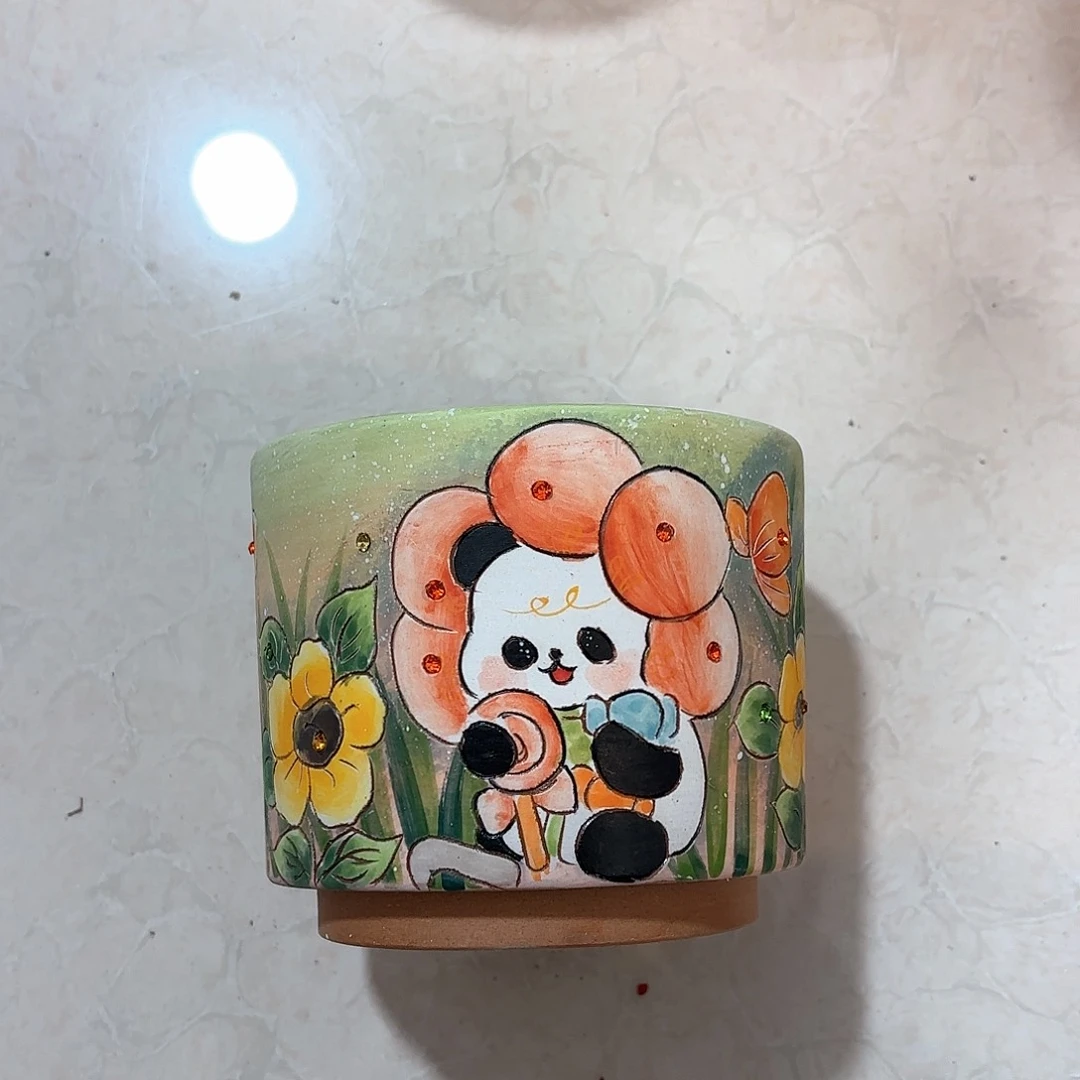 紫砂花盆手工花盆默认微瑕微瑕