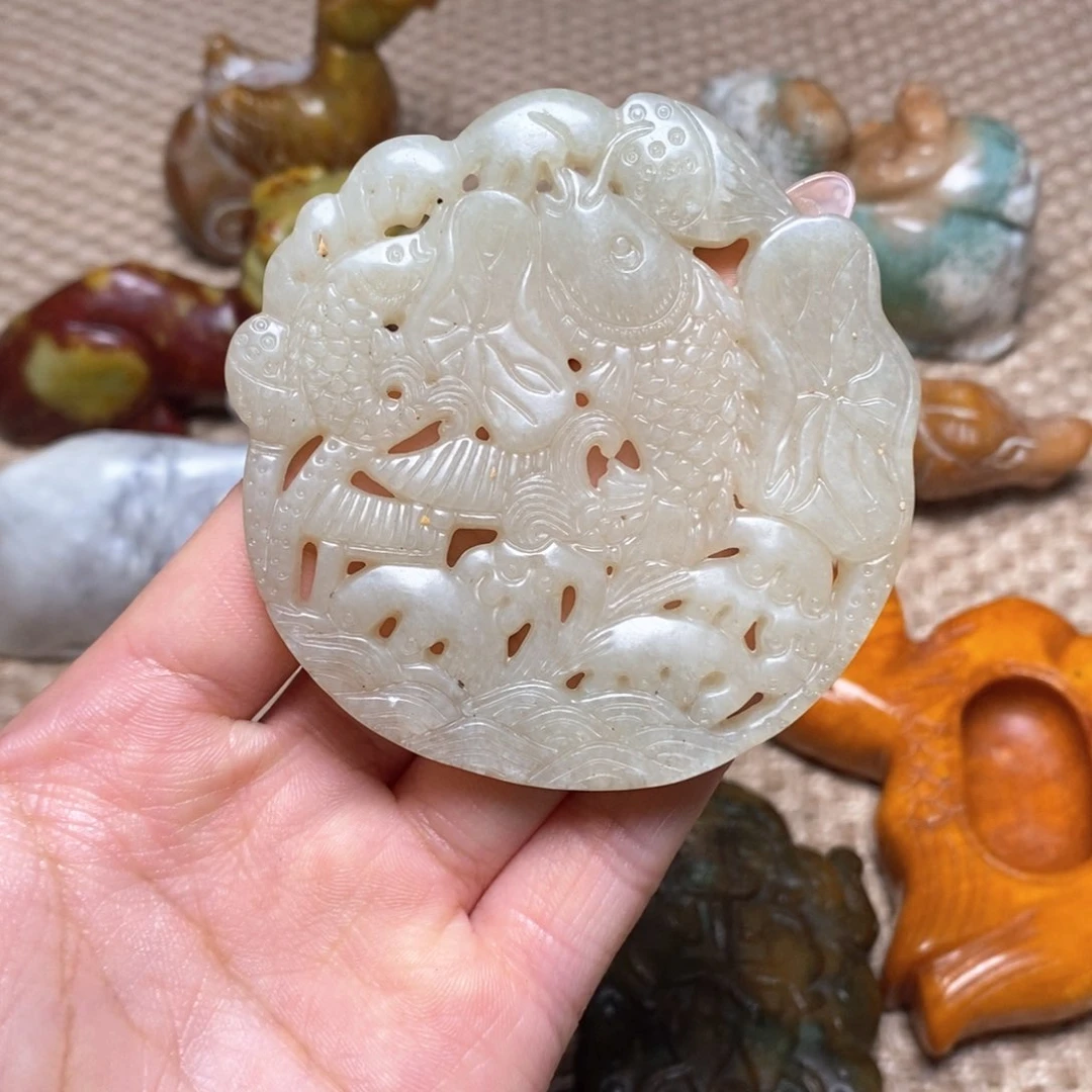 白玉菩提吊坠白玉菩提白玉菩提摆件