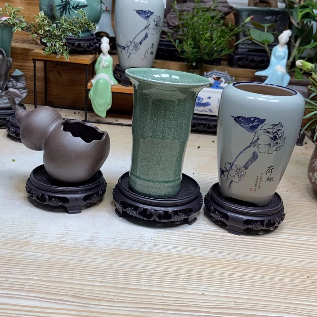 瓷片陶瓷花盆陶瓷艺术