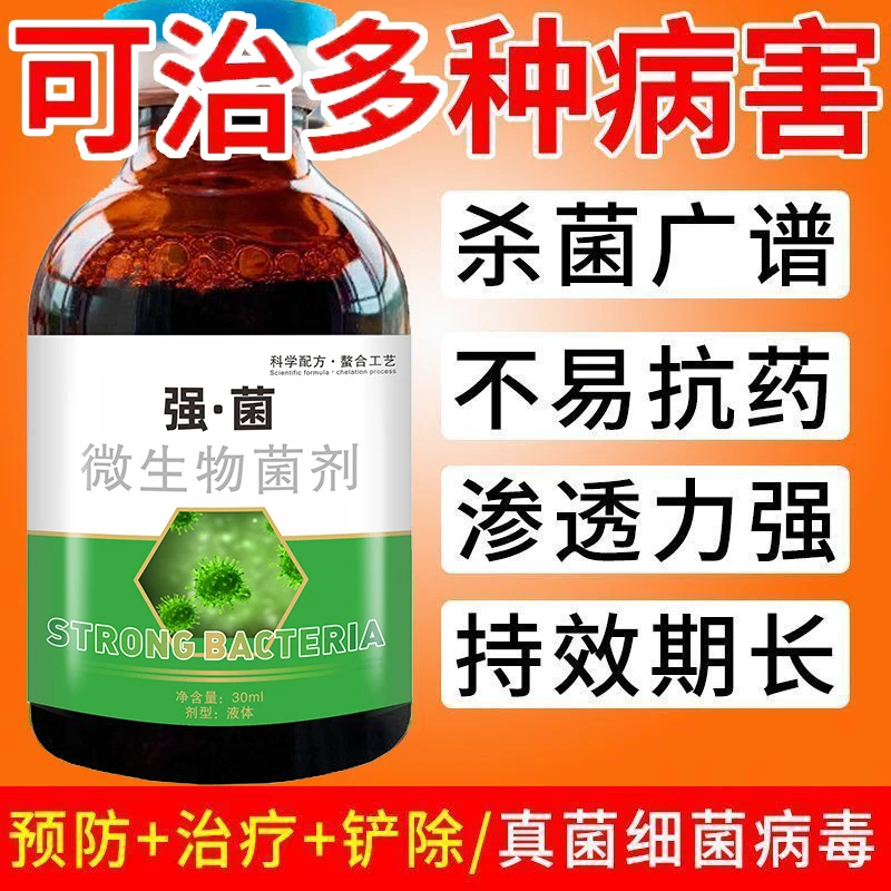 莲藕病全治莲藕专用莲藕炭疽枯萎病黑斑褐斑叶枯莲藕病微生物菌剂