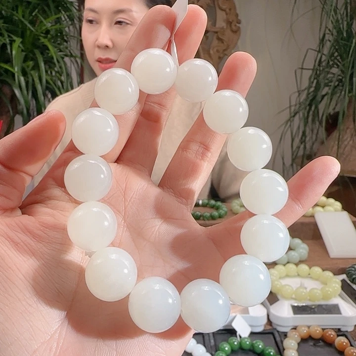 和田玉手串未镶嵌