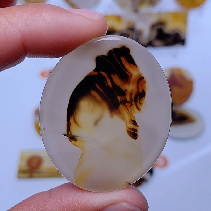 玛瑙/玉髓珠宝半成品未镶嵌闻****6