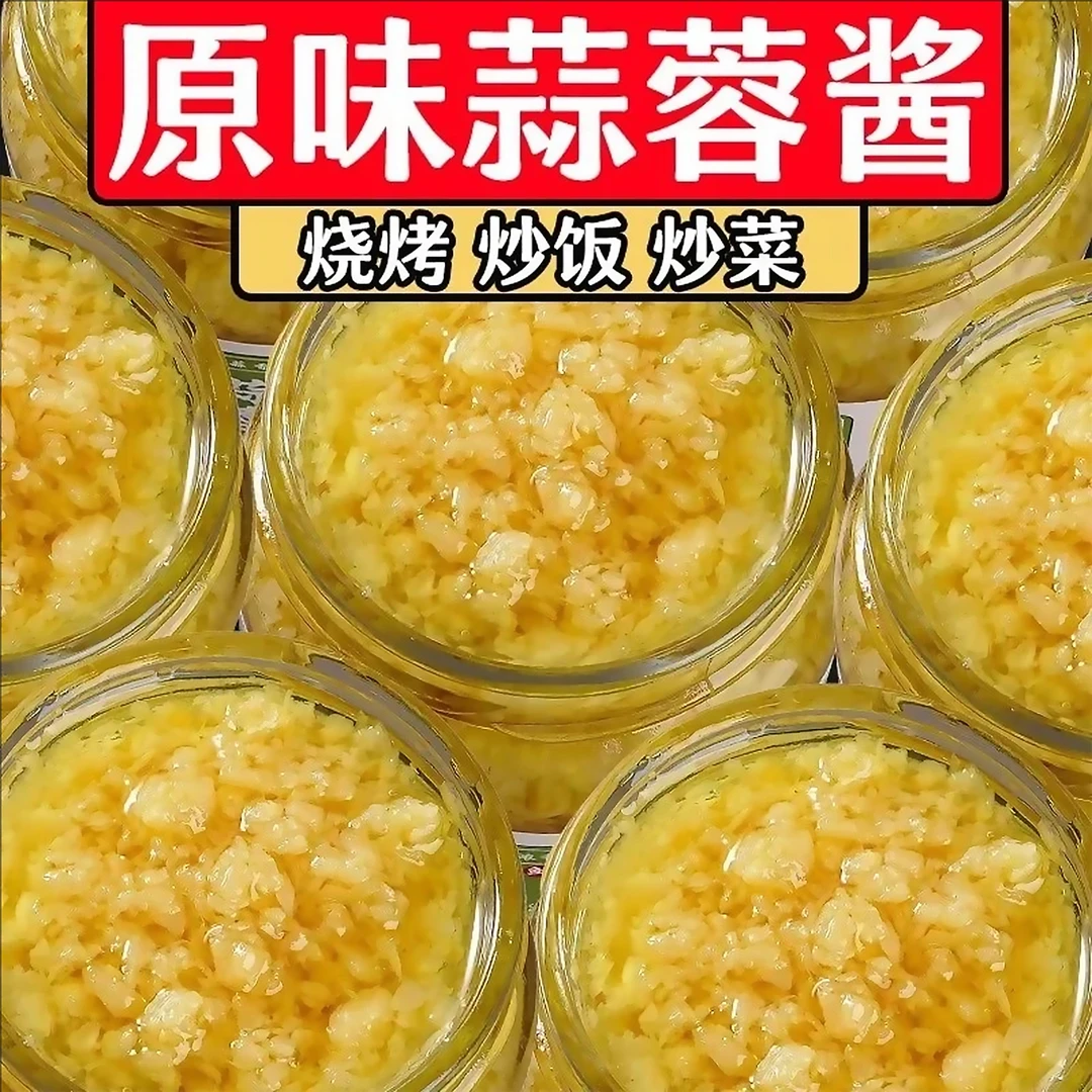 蒜泥蒜蓉酱辣椒酱烤茄子海鲜火锅酱蘸调料蒜蓉酱商用AX
