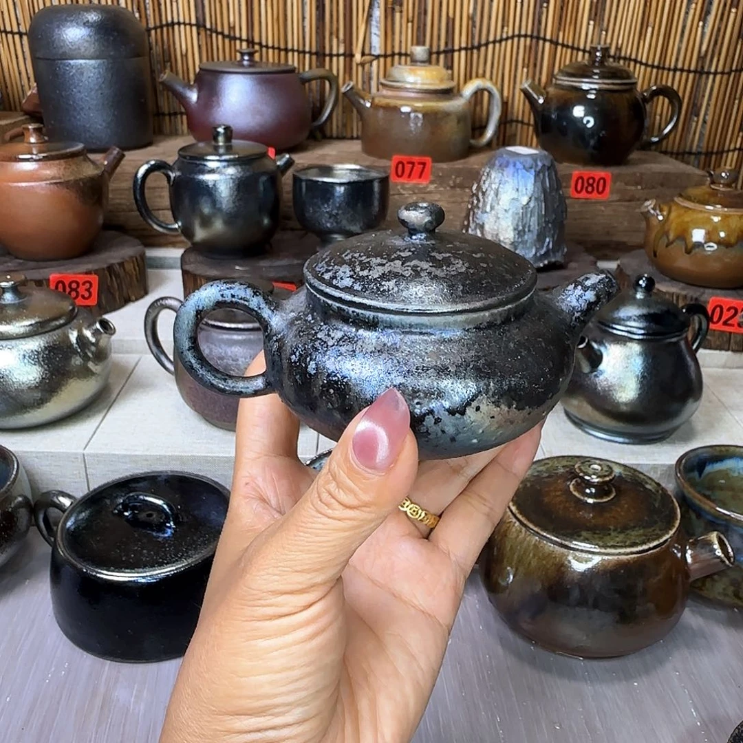 壶石***布建水紫陶柴烧壶