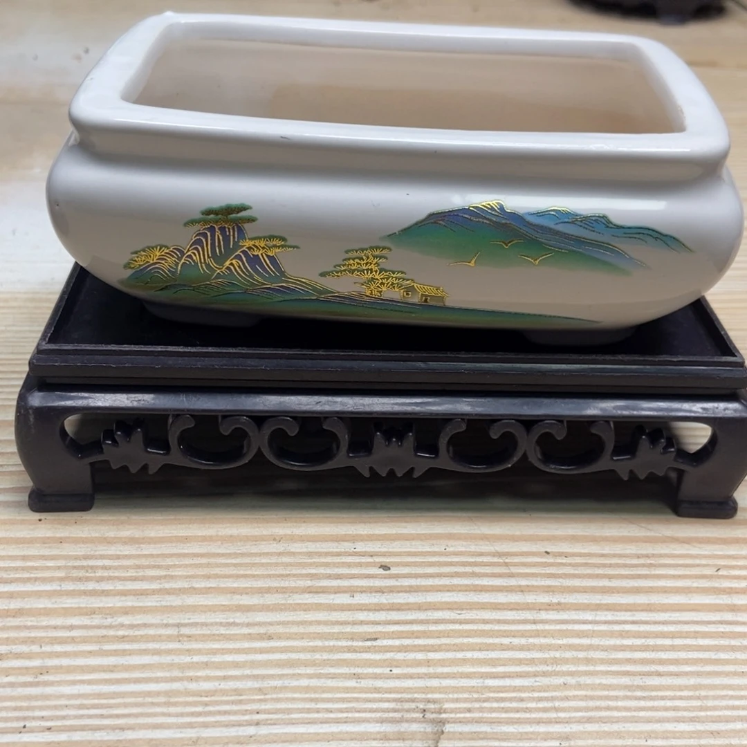 瓷片陶瓷花盆陶瓷艺术