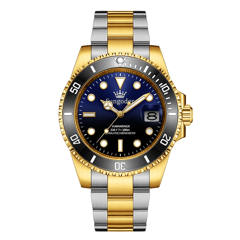 【安总补贴】Sungoder时尚男士高端商务机械经典夜光腕表