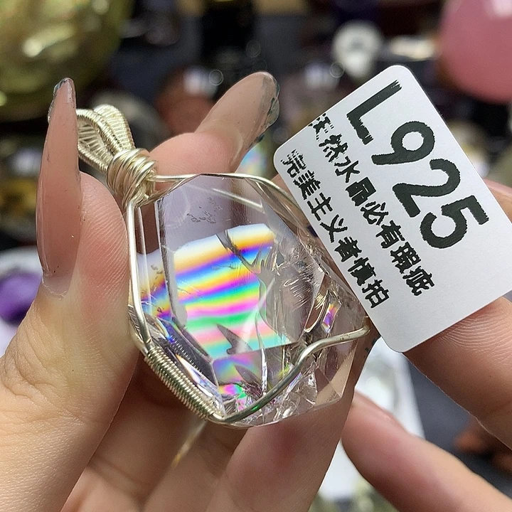 未镶嵌珠宝半成品水晶吊坠