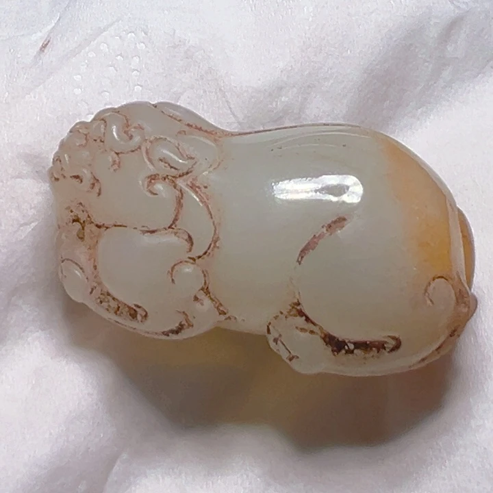 颈饰未镶嵌和田玉（糖玉）