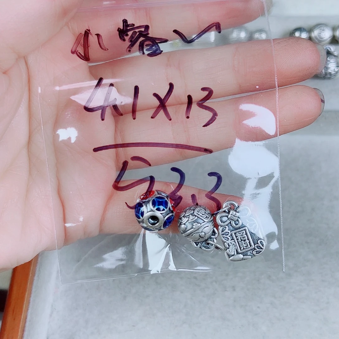 珐琅足银足银配件