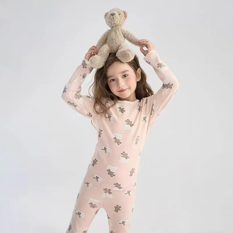 F303 儿童卡通家居服套装