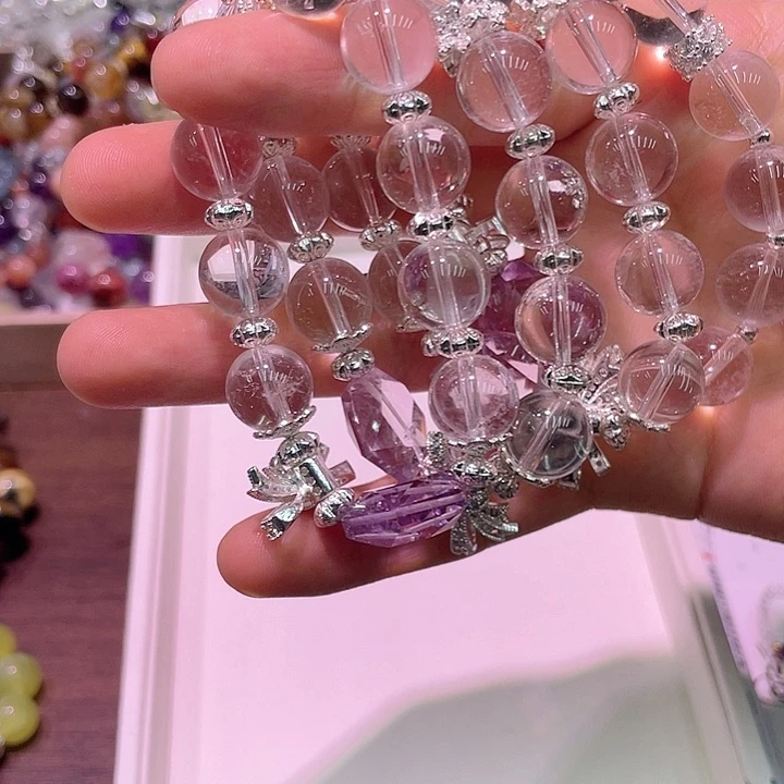 水晶手链未镶嵌32白水晶