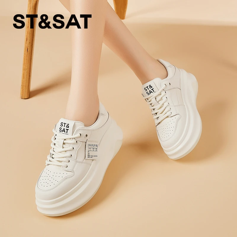 St&Sat/星期六春秋舒适时尚百搭夏季春季厚底秋季板鞋