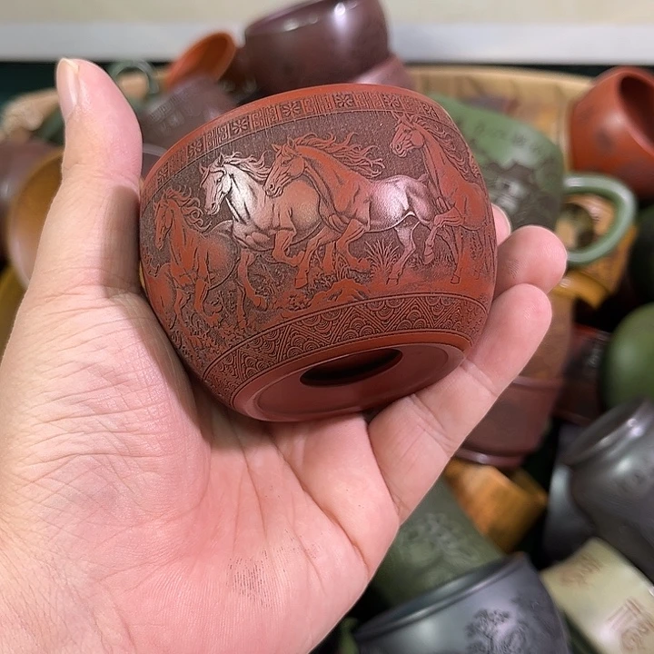 茶杯紫砂全手工紫砂主人杯