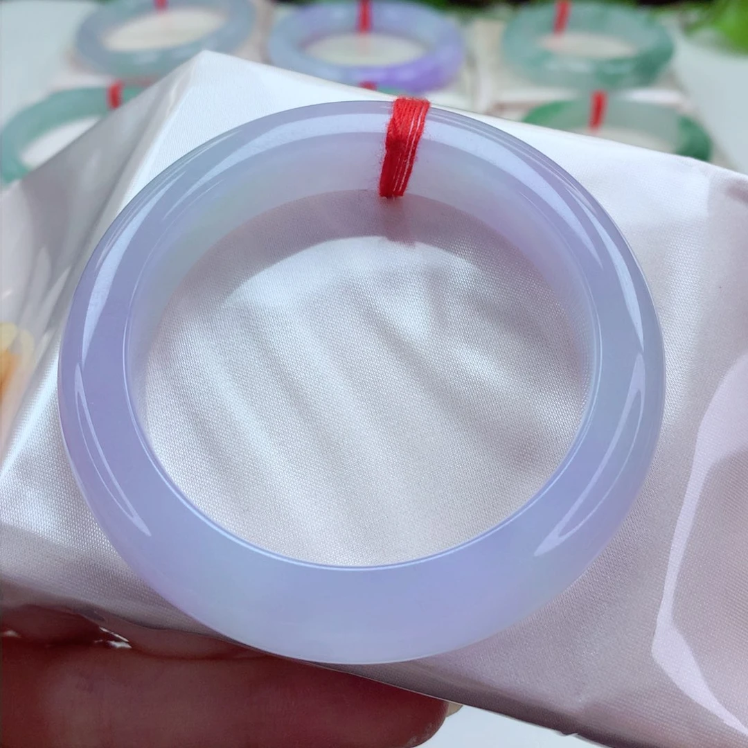 未镶嵌手镯翡翠 56.6，仙女镯 小小