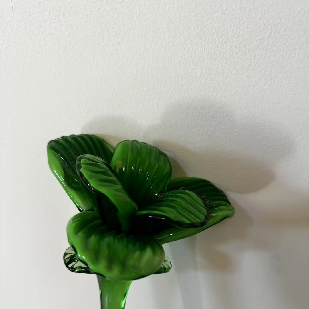 TC080  黄翠绿花骨朵花形搭配琉璃花