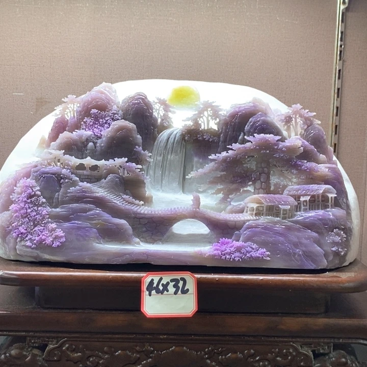 过***天石材家居摆件玉石摆件
