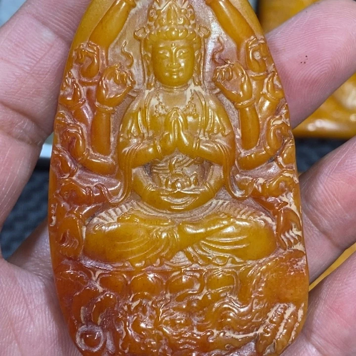 滴血莲花菩提吊坠