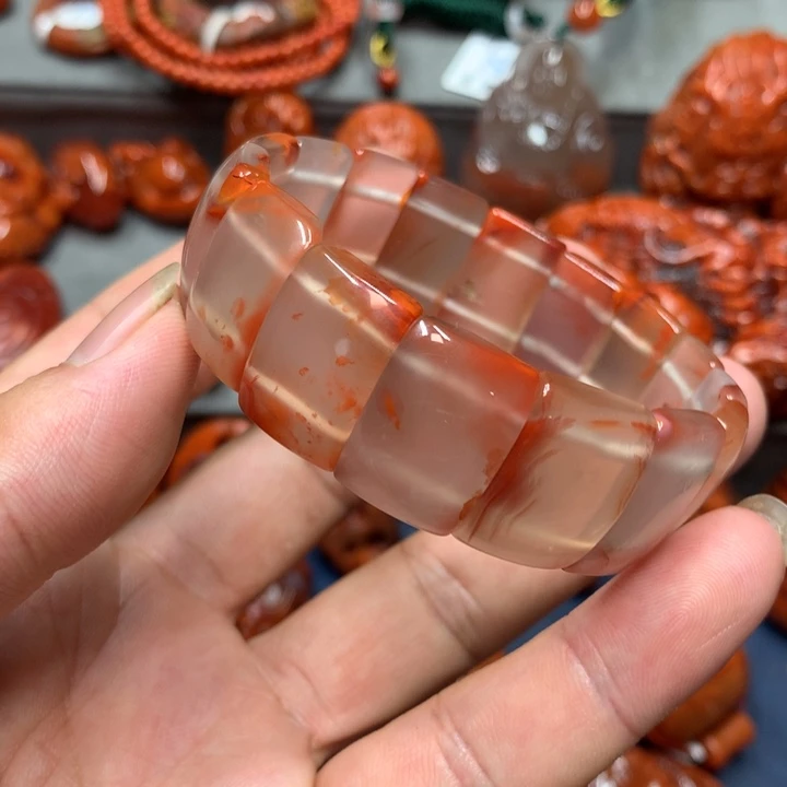 手串未镶嵌南红玛瑙