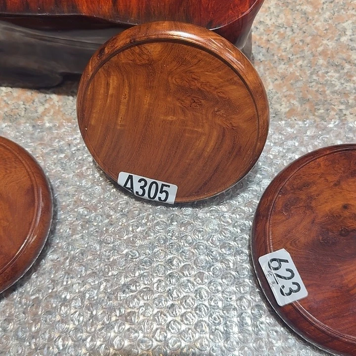 大果紫檀（缅甸花梨）留疤底座小