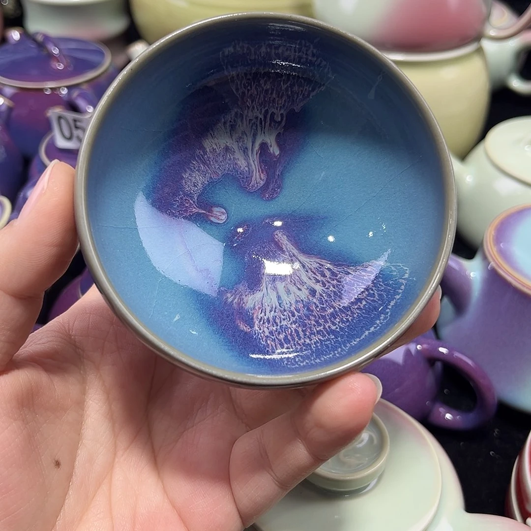 陶摆件钧窑茶器钧窑茶器