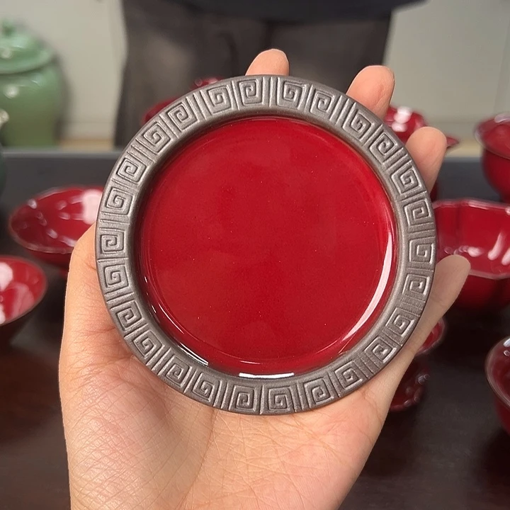 龙泉云间青瓷小米茶器