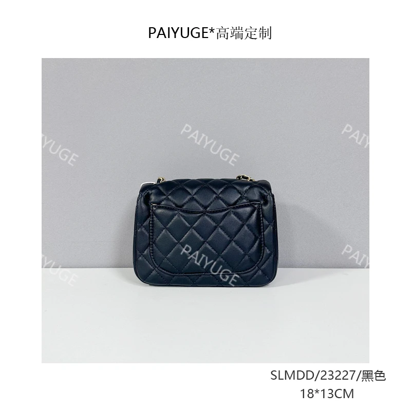 SLMDD/23227/黑色 paiyuge高端订制百搭女士手提单肩斜挎包 2110