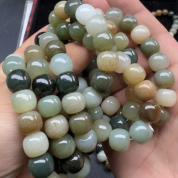 和田玉未镶嵌颈饰多宝手串卡12多样性发一