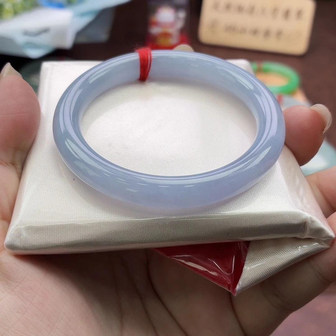 未镶嵌手镯翡翠23号蓝紫