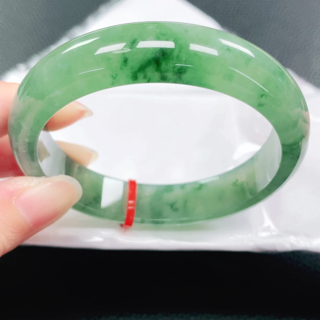 未镶嵌手镯翡翠58圈