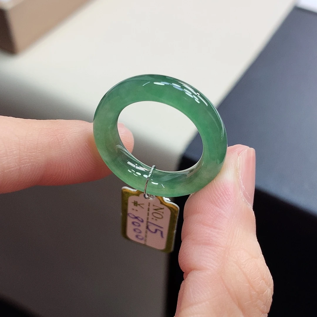 翡翠戒指未镶嵌15号