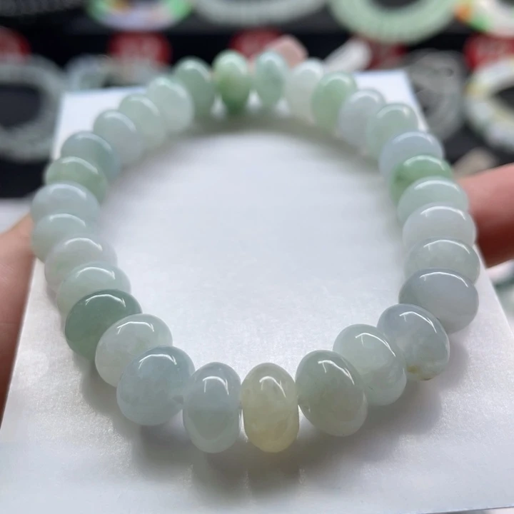 未镶嵌手链翡翠卡9.5