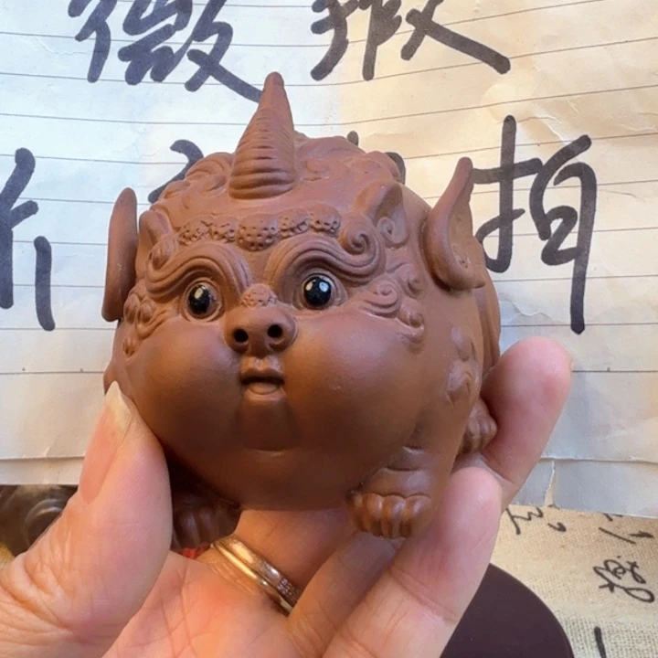 摆件陶紫砂茶宠微瑕摆件wwwww