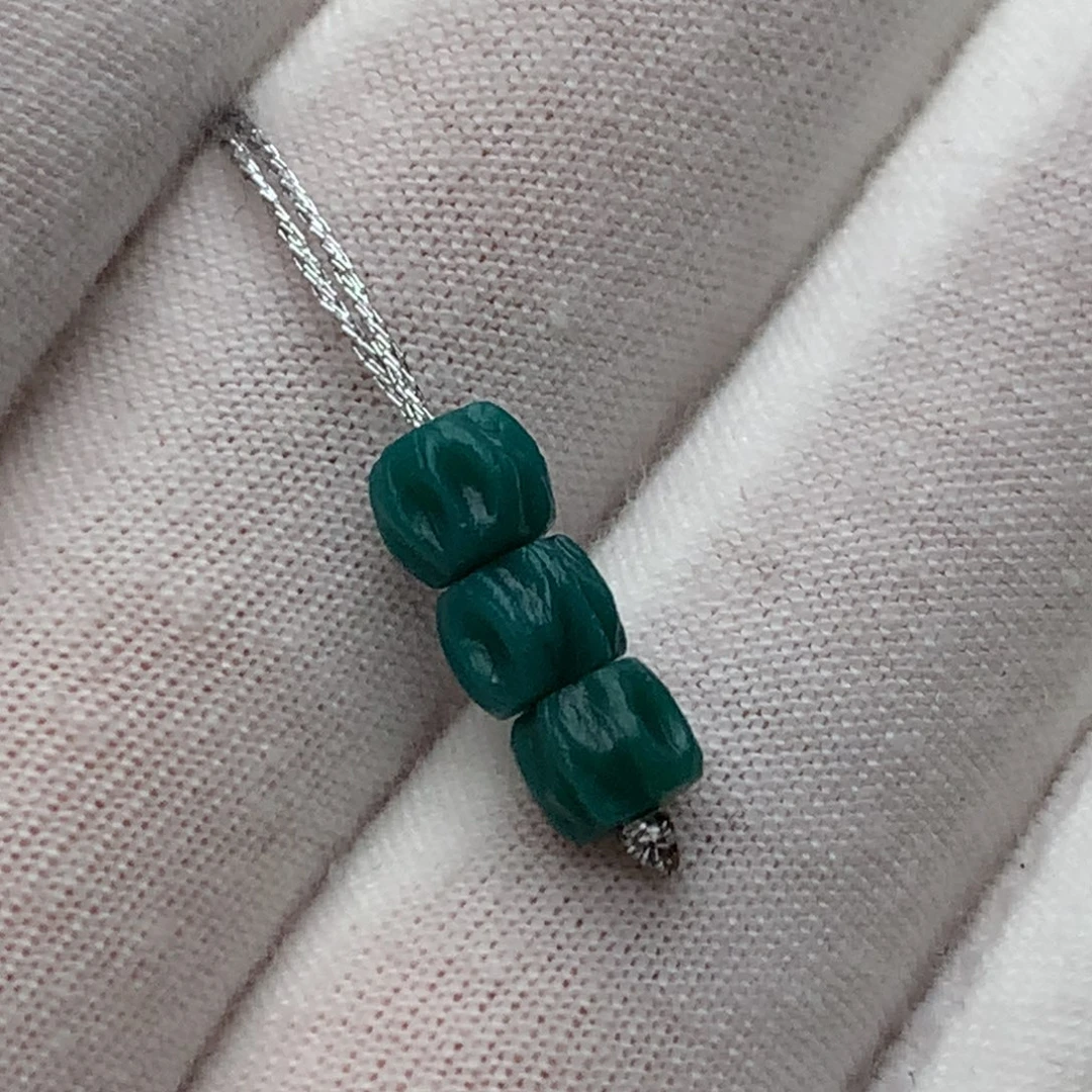 绿松石未镶嵌配饰直径5.7