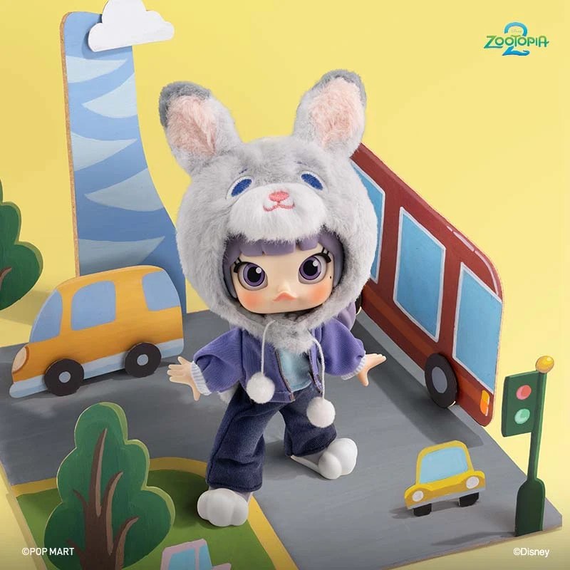 POP MART/泡泡玛特MOLLY疯狂动物城2系列1/12可动人偶